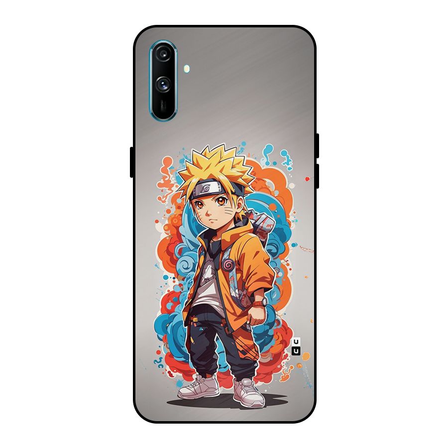 Cool Naruto Uzumaki Metal Back Case for Realme C3