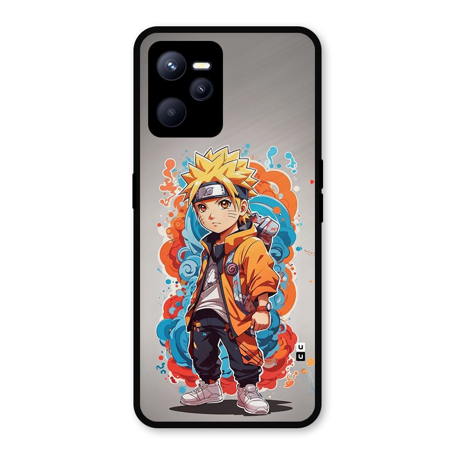 Cool Naruto Uzumaki Metal Back Case for Realme C35