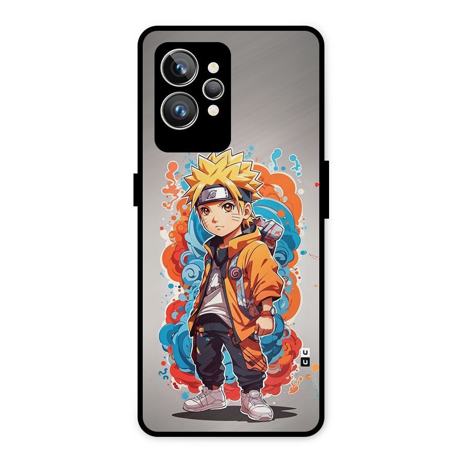 Cool Naruto Uzumaki Metal Back Case for Realme GT2 Pro
