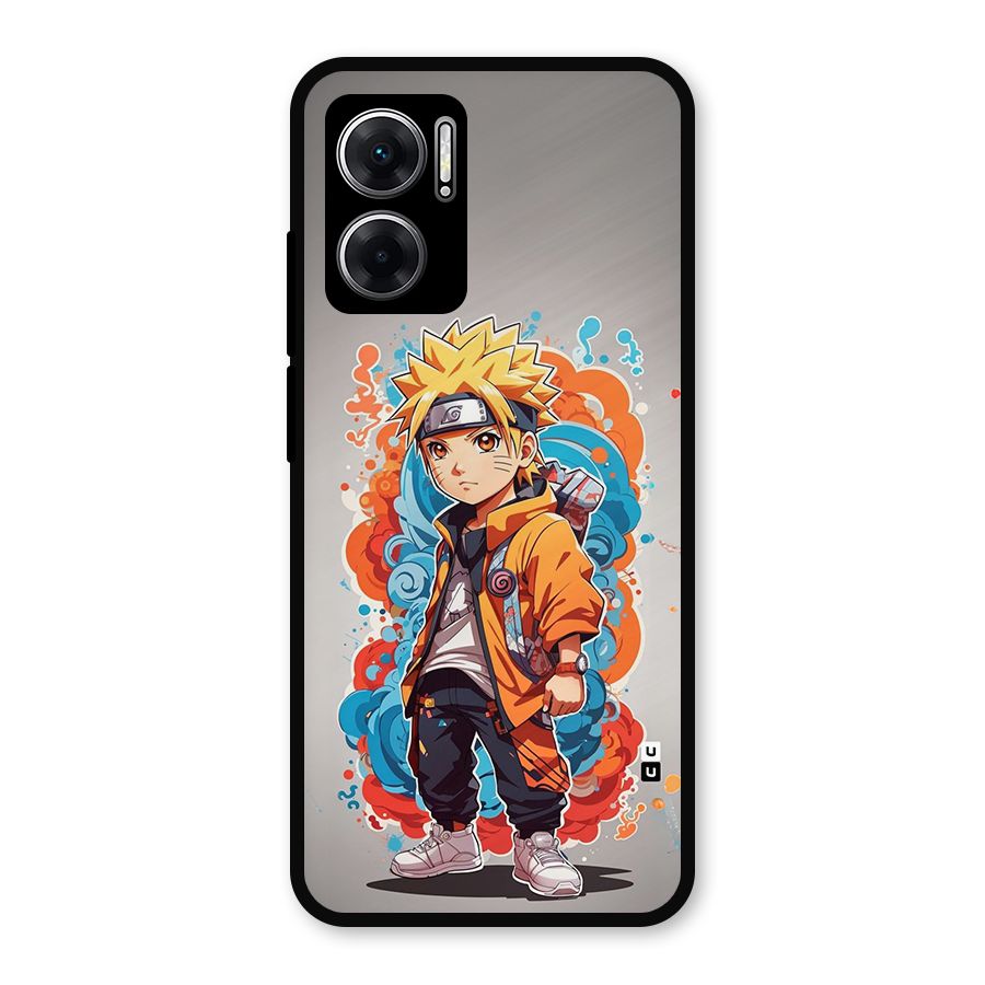 Cool Naruto Uzumaki Metal Back Case for Redmi 11 Prime 5G