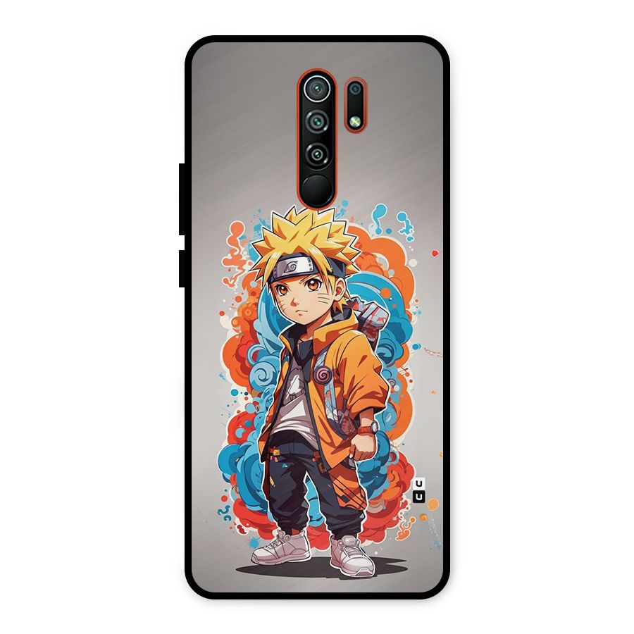 Cool Naruto Uzumaki Metal Back Case for Redmi 9 Prime