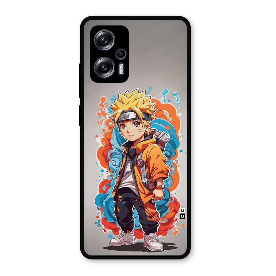 Cool Naruto Uzumaki Metal Back Case for Redmi K50i