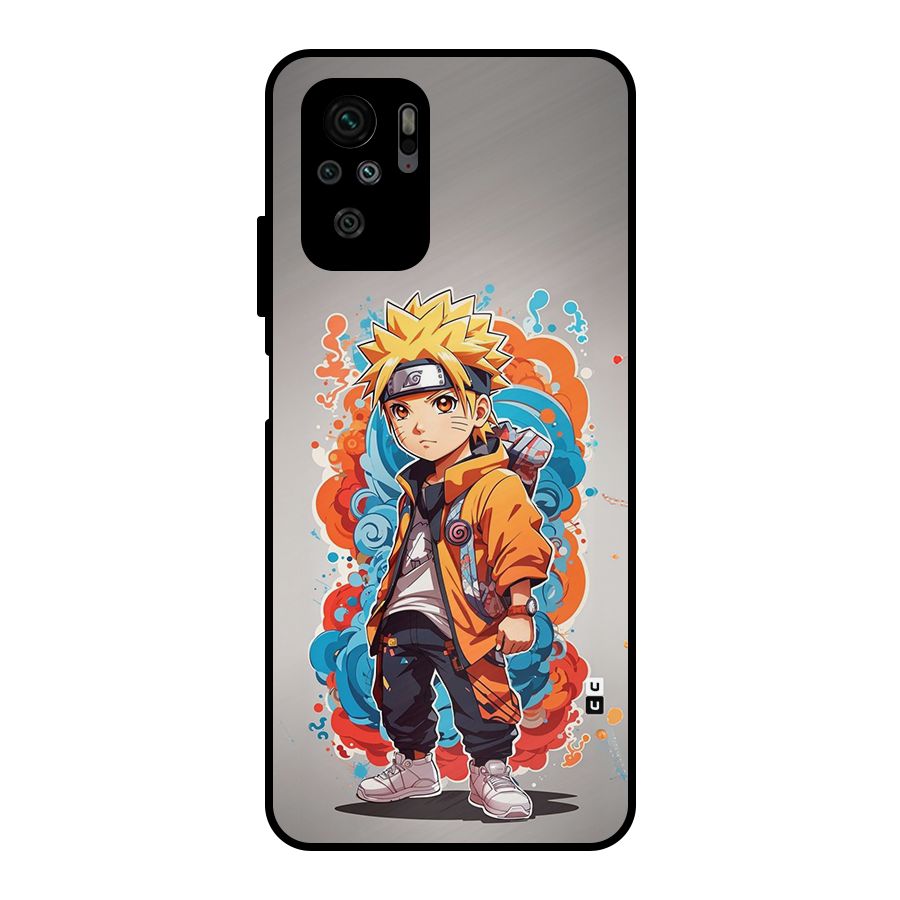 Cool Naruto Uzumaki Metal Back Case for Redmi Note 11 SE
