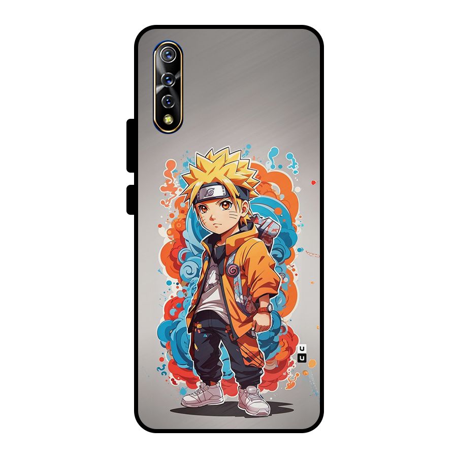 Cool Naruto Uzumaki Metal Back Case for Vivo S1