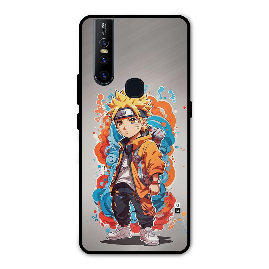 Cool Naruto Uzumaki Metal Back Case for Vivo V15