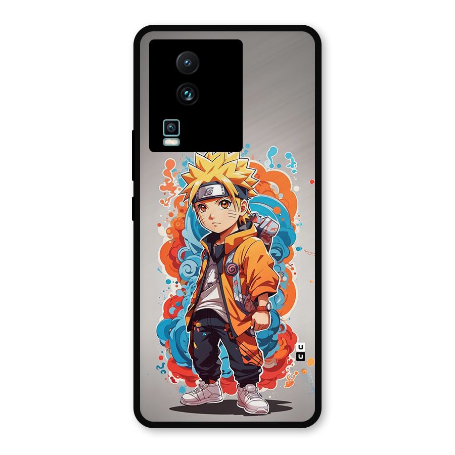 Cool Naruto Uzumaki Metal Back Case for iQOO Neo 7 Pro