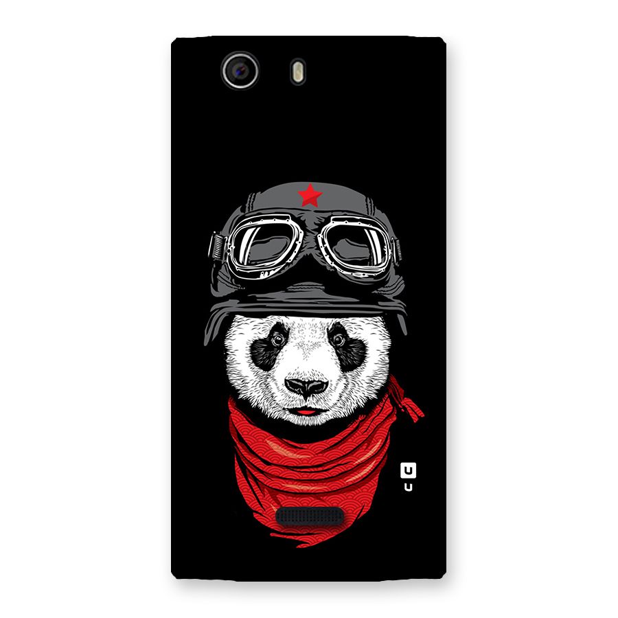 Cool Panda Soldier Art Back Case for Canvas Nitro 2 E311