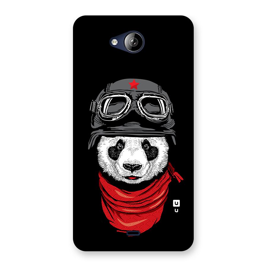 Cool Panda Soldier Art Back Case for Canvas Play Q355