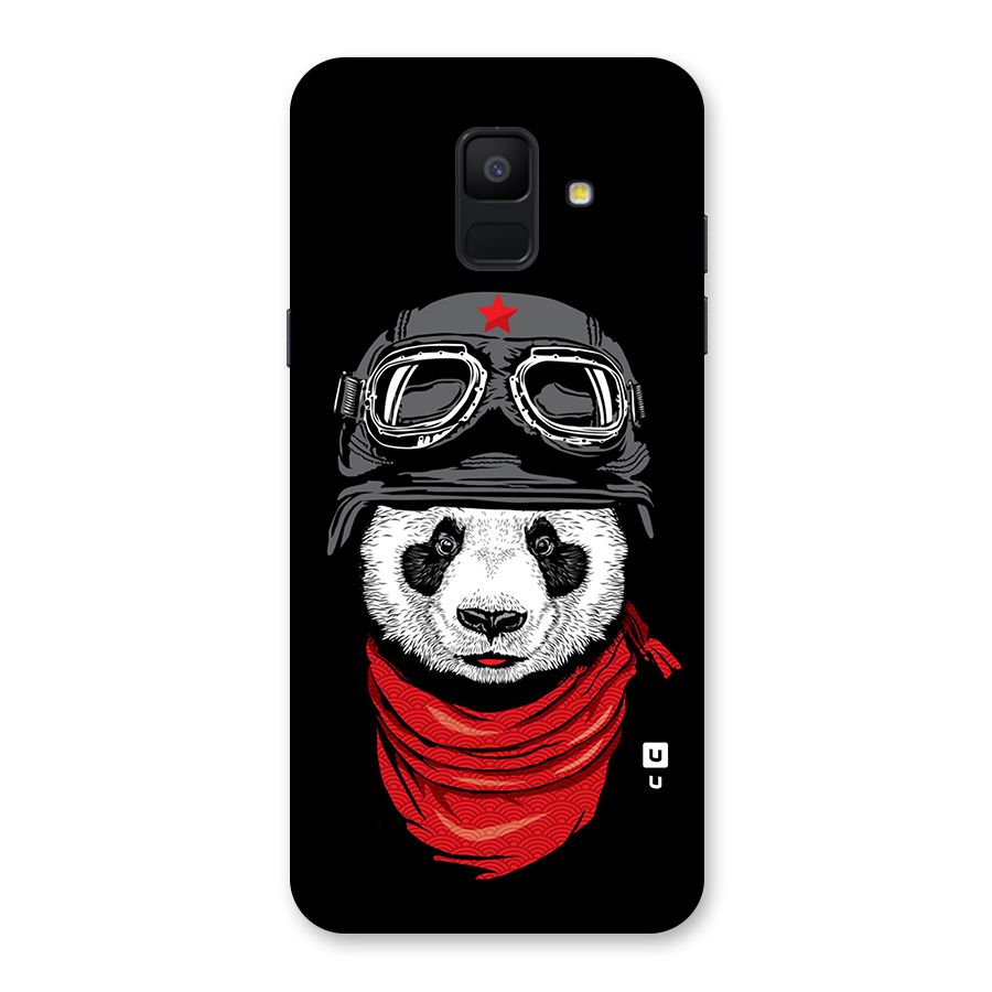 Cool Panda Soldier Art Back Case for Galaxy A6 (2018)
