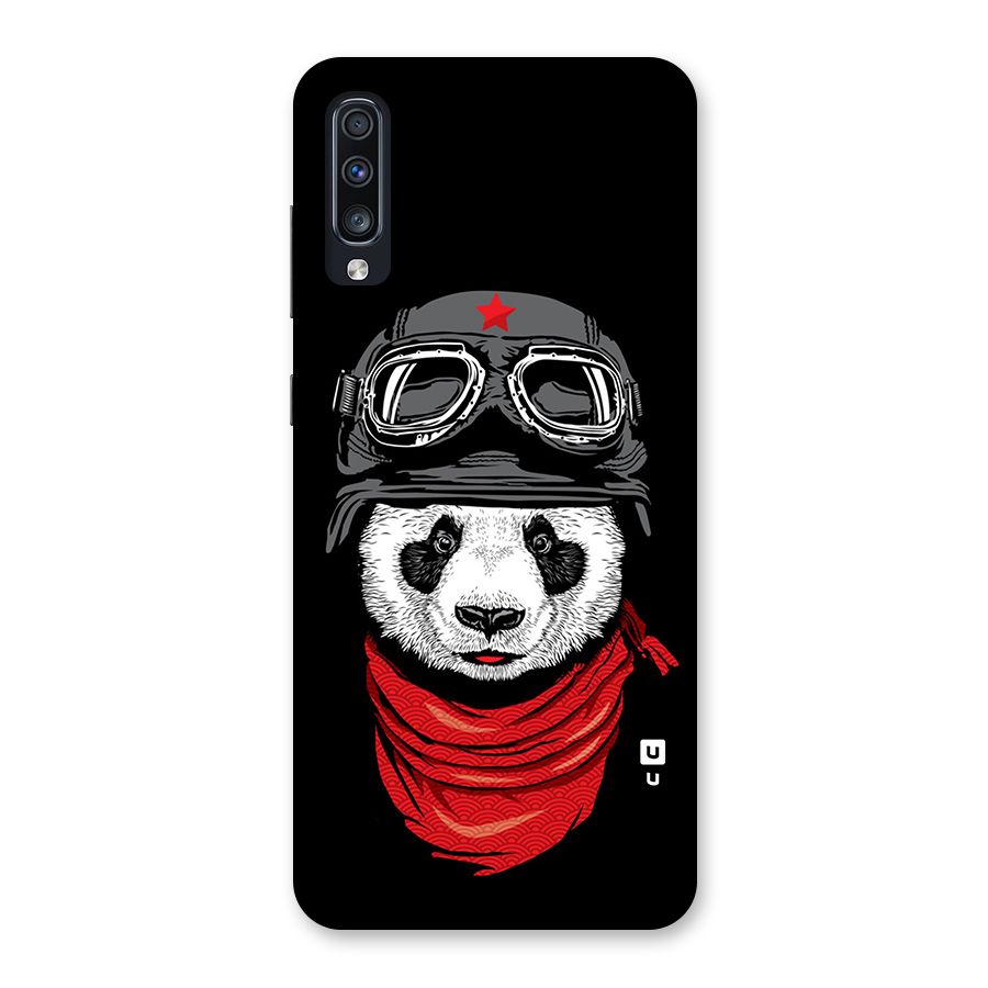 Cool Panda Soldier Art Back Case for Galaxy A70