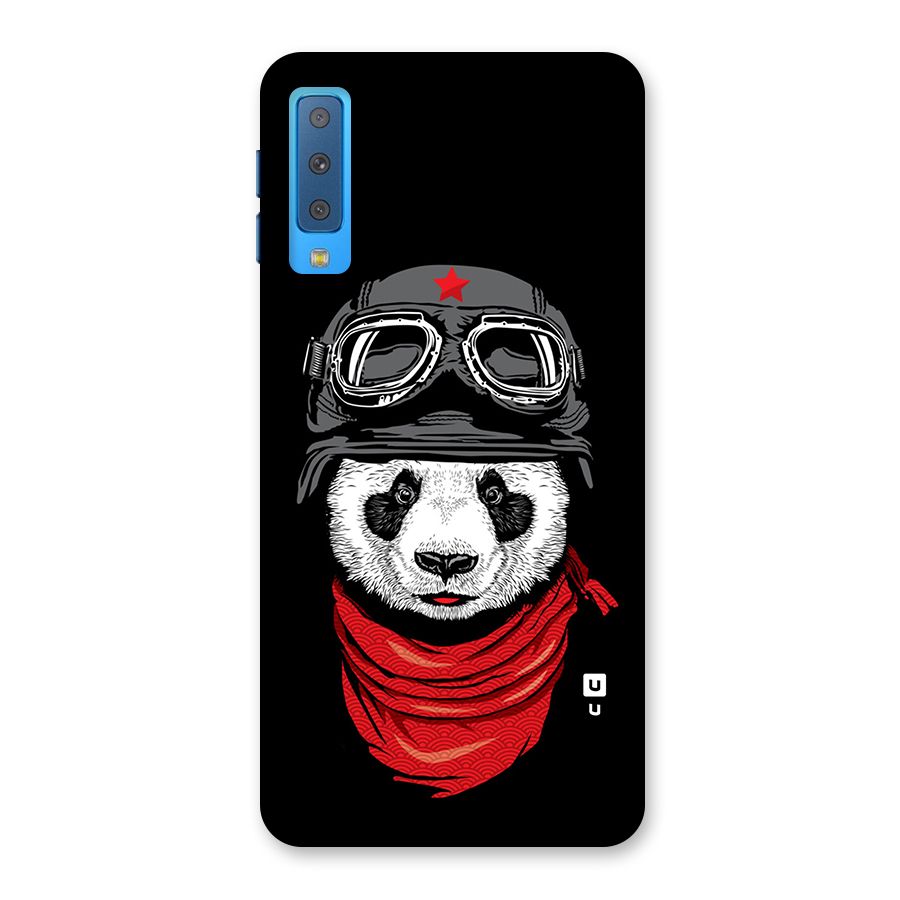 Cool Panda Soldier Art Back Case for Galaxy A7 (2018)