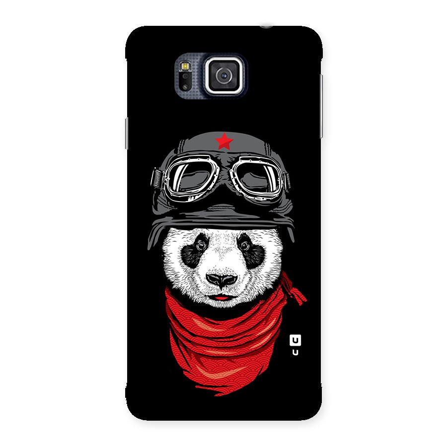Cool Panda Soldier Art Back Case for Galaxy Alpha