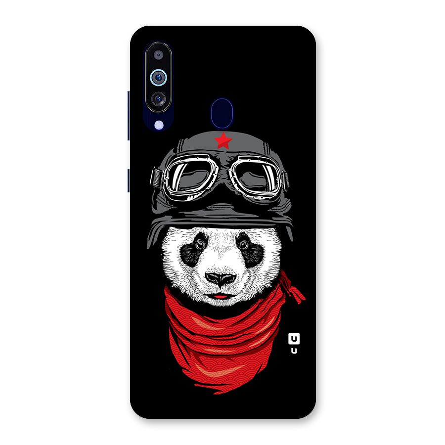 Cool Panda Soldier Art Back Case for Galaxy M40