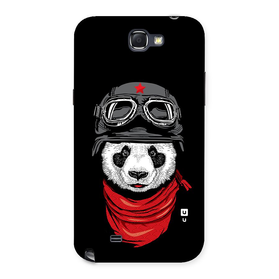 Cool Panda Soldier Art Back Case for Galaxy Note 2
