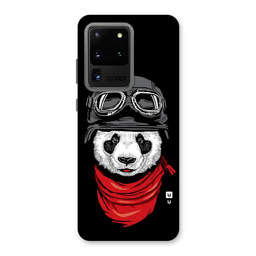 Cool Panda Soldier Art Back Case for Galaxy S20 Ultra