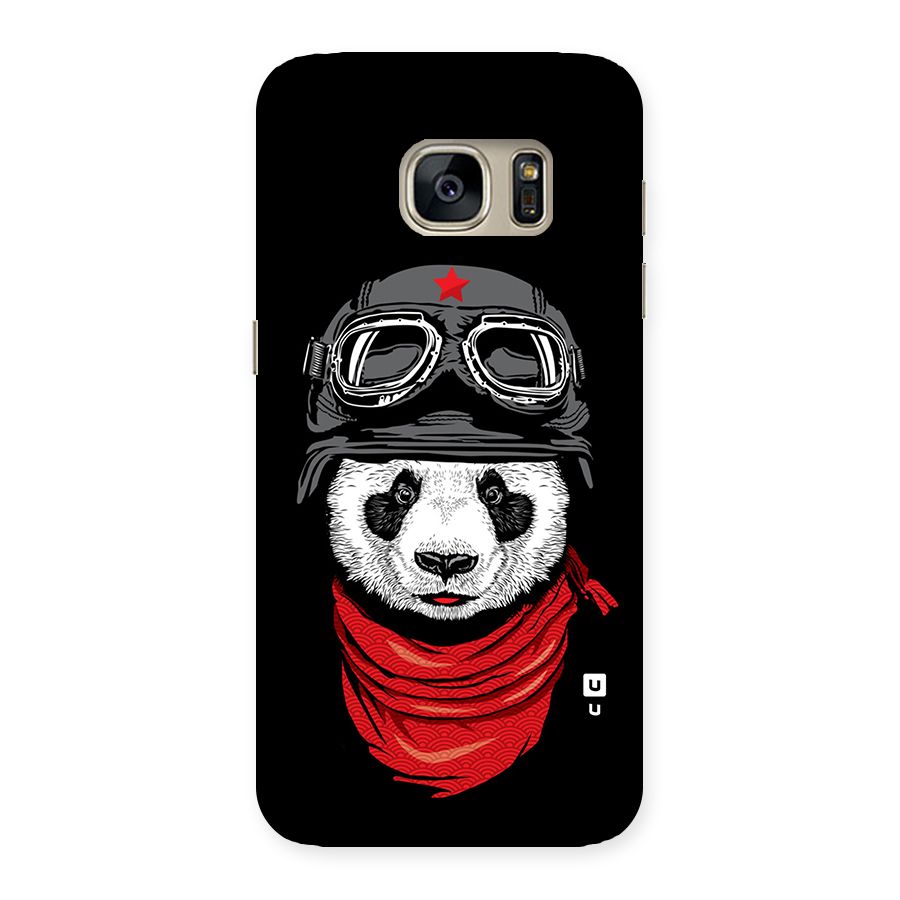 Cool Panda Soldier Art Back Case for Galaxy S7