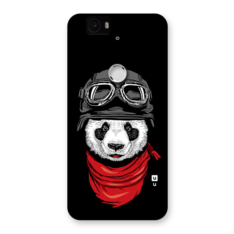 Cool Panda Soldier Art Back Case for Google Nexus-6P