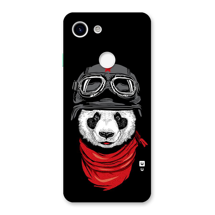 Cool Panda Soldier Art Back Case for Google Pixel 3