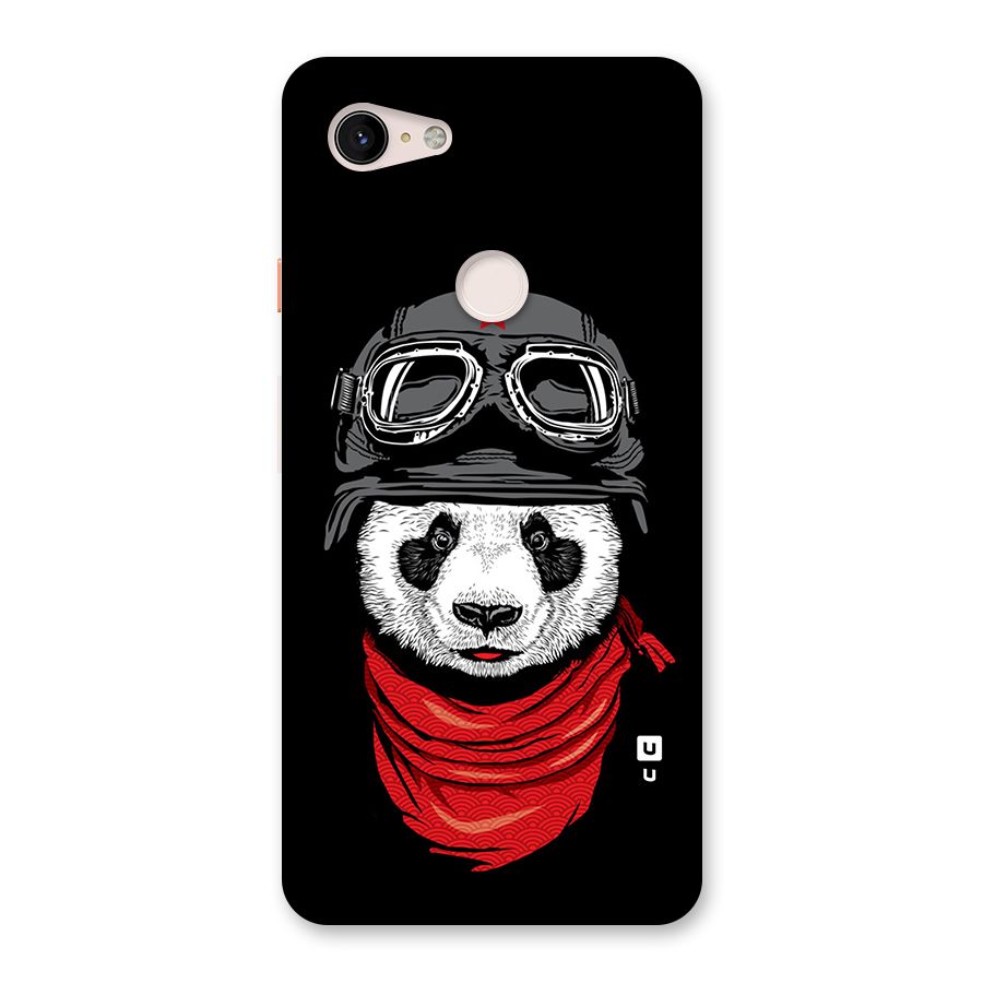 Cool Panda Soldier Art Back Case for Google Pixel 3 XL
