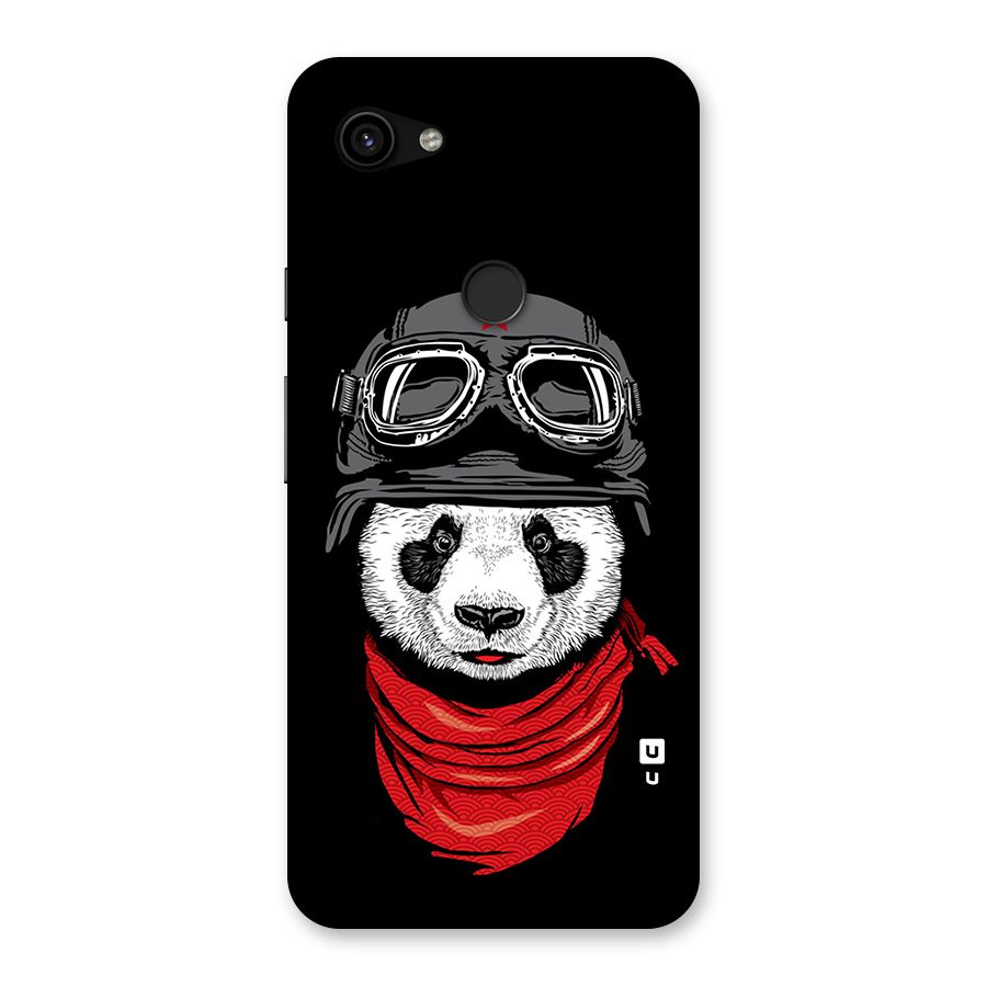 Cool Panda Soldier Art Back Case for Google Pixel 3a XL