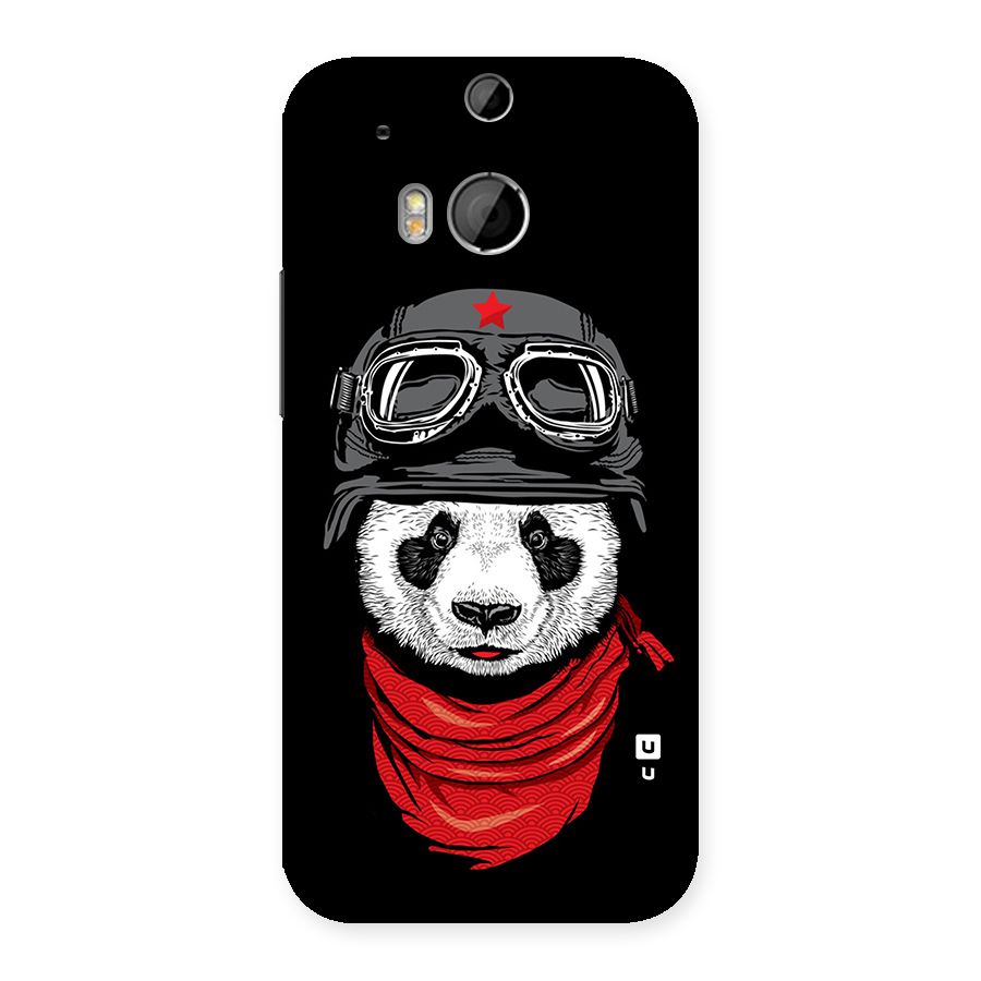 Cool Panda Soldier Art Back Case for HTC One M8