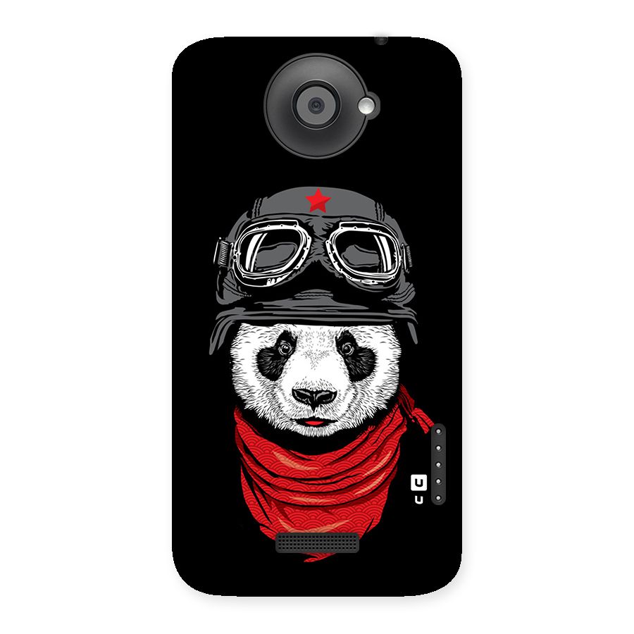 Cool Panda Soldier Art Back Case for HTC One X