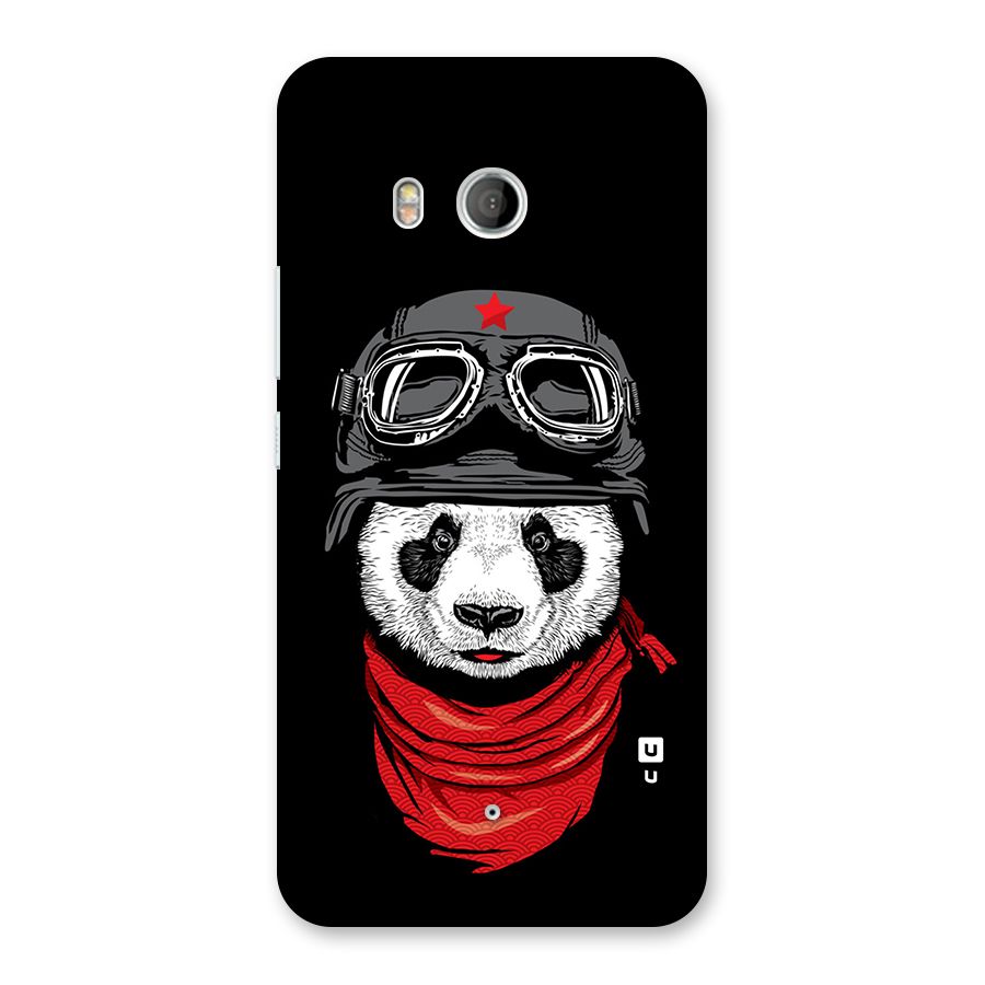 Cool Panda Soldier Art Back Case for HTC U11