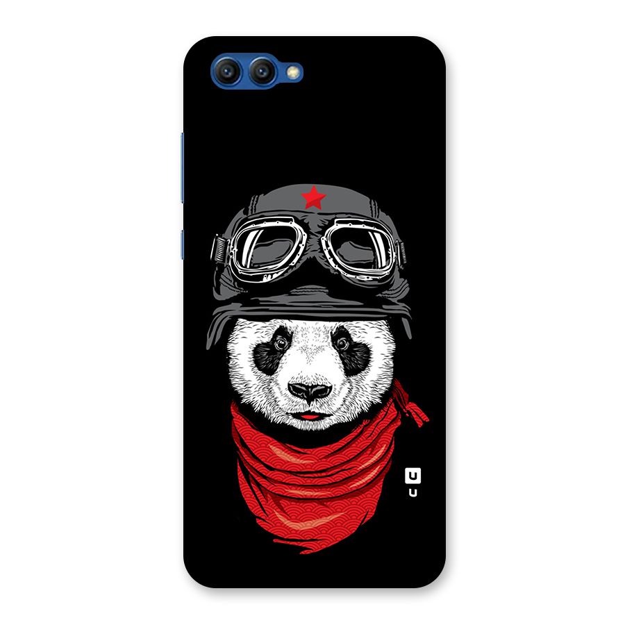 Cool Panda Soldier Art Back Case for Honor View 10