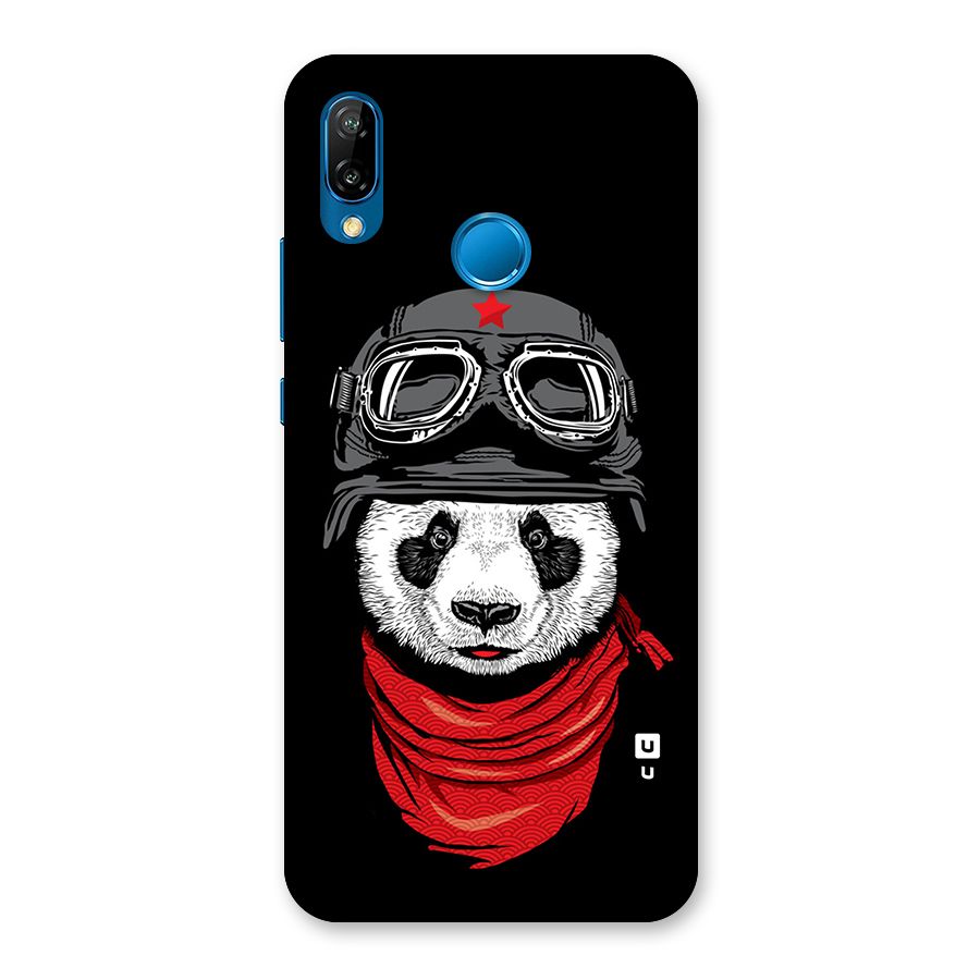 Cool Panda Soldier Art Back Case for Huawei P20 Lite
