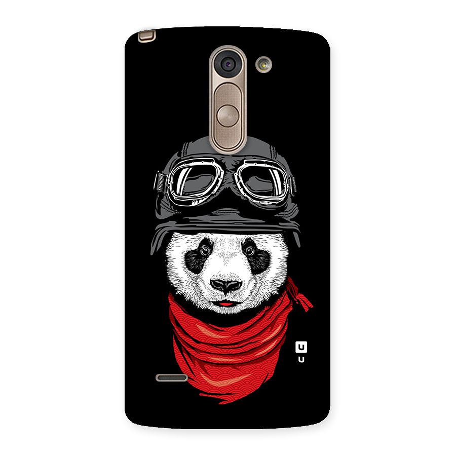 Cool Panda Soldier Art Back Case for LG G3 Stylus