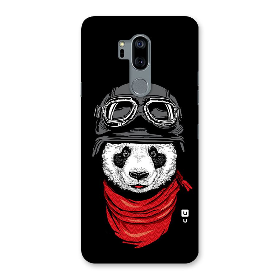 Cool Panda Soldier Art Back Case for LG G7