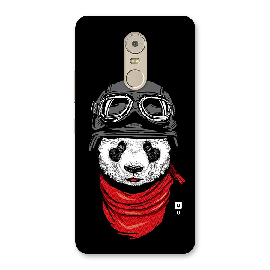 Cool Panda Soldier Art Back Case for Lenovo K6 Note
