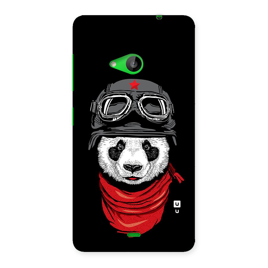 Cool Panda Soldier Art Back Case for Lumia 535