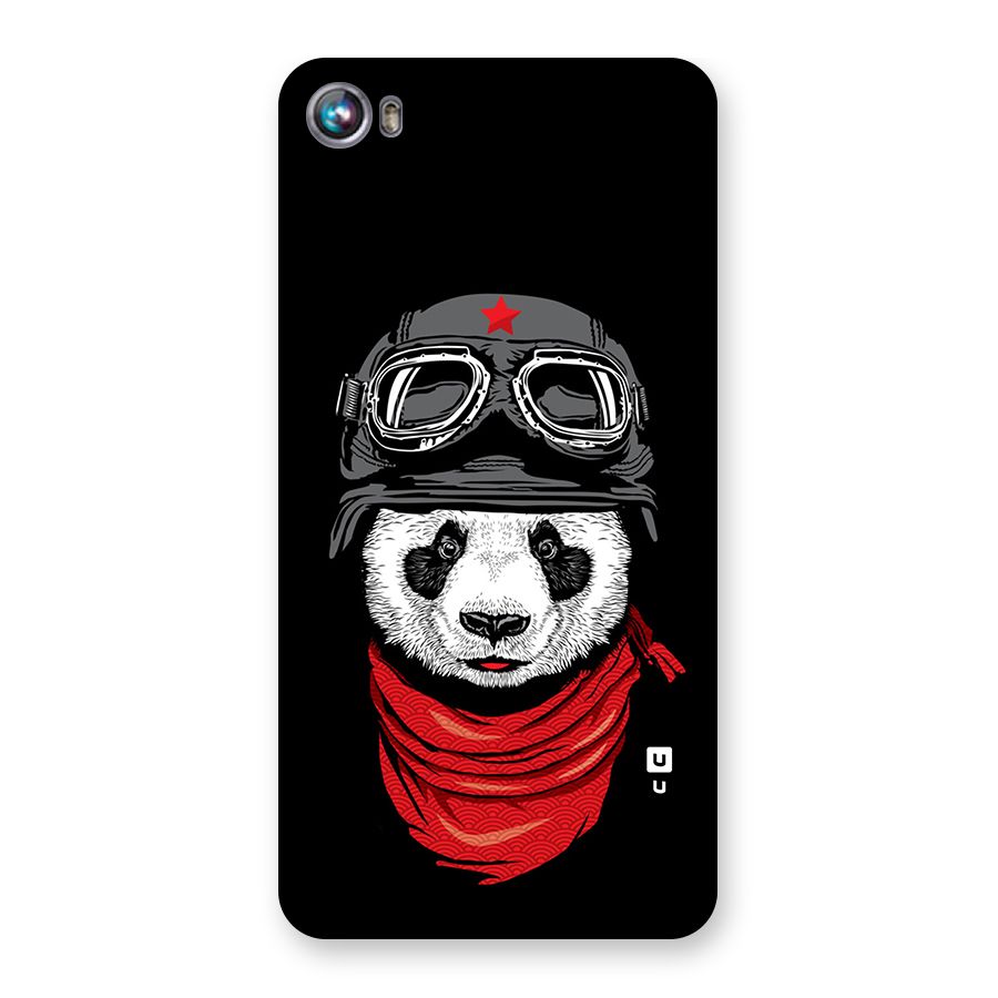 Cool Panda Soldier Art Back Case for Micromax Canvas Fire 4 A107