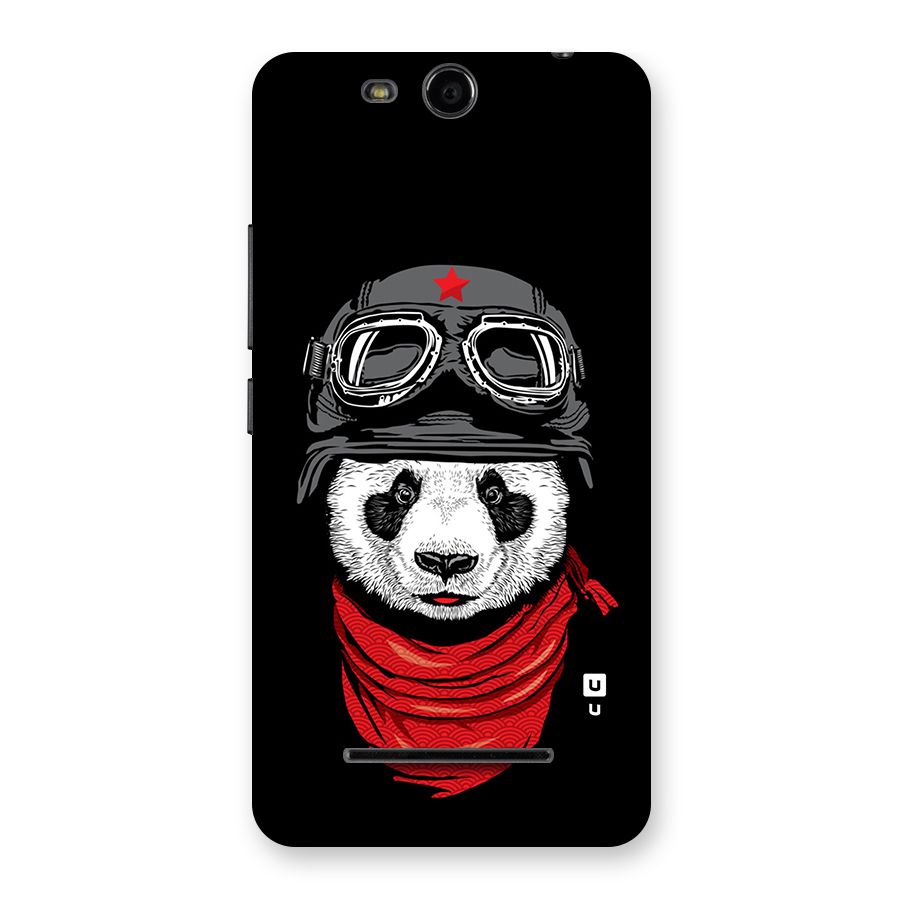 Cool Panda Soldier Art Back Case for Micromax Canvas Juice 3 Q392