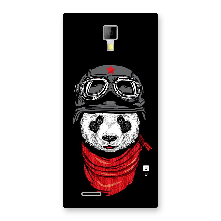 Cool Panda Soldier Art Back Case for Micromax Canvas Xpress A99