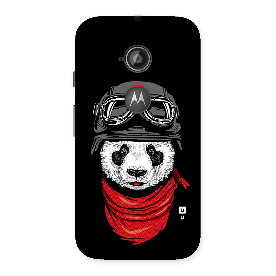 Cool Panda Soldier Art Back Case for Moto E 2nd Gen