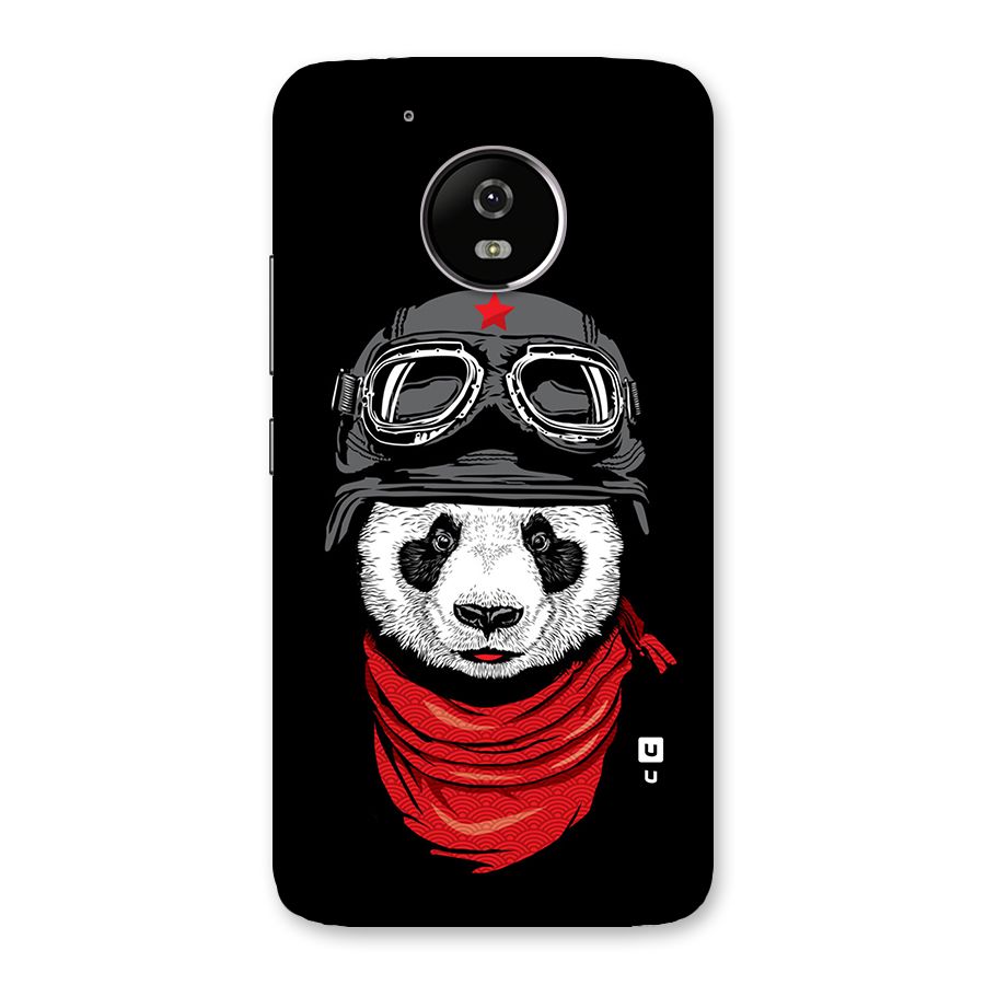 Cool Panda Soldier Art Back Case for Moto G5