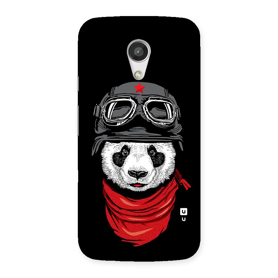 Cool Panda Soldier Art Back Case for Moto G 2nd Gen