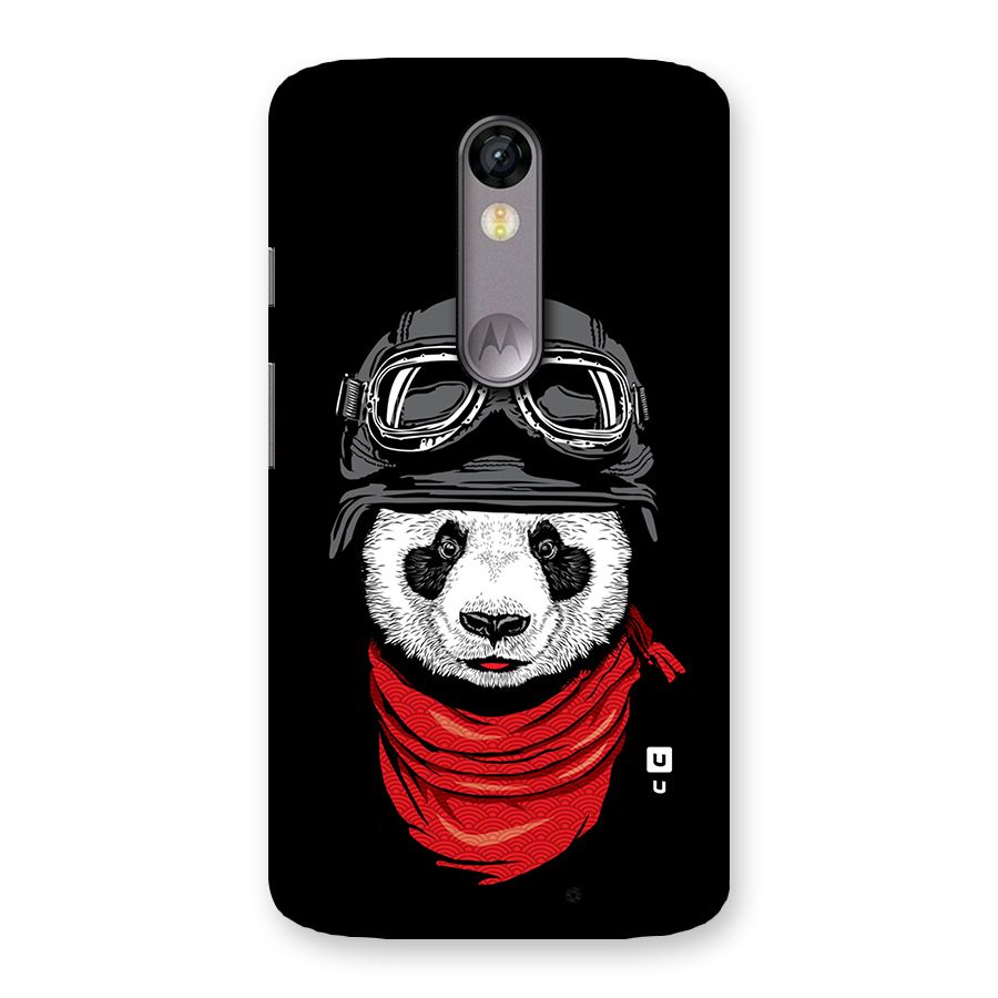 Cool Panda Soldier Art Back Case for Moto X Force