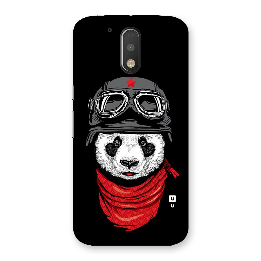Cool Panda Soldier Art Back Case for Motorola Moto G4