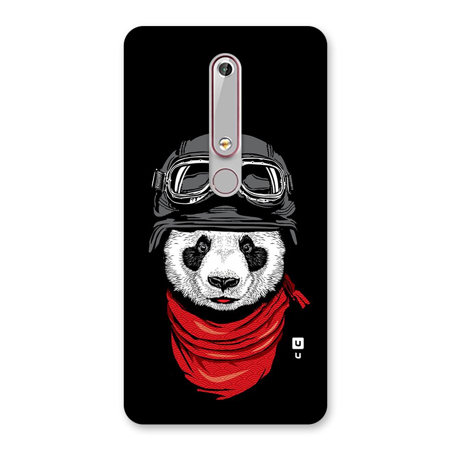 Cool Panda Soldier Art Back Case for Nokia 6.1