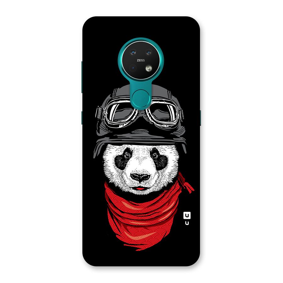 Cool Panda Soldier Art Back Case for Nokia 7.2