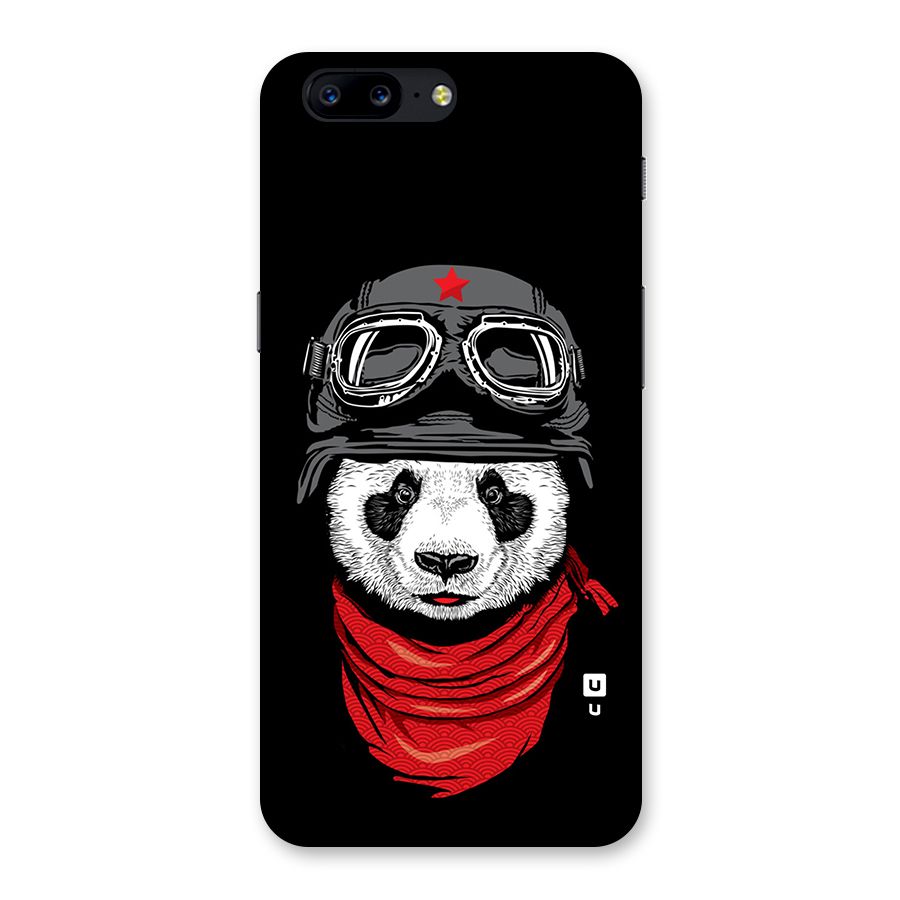Cool Panda Soldier Art Back Case for OnePlus 5