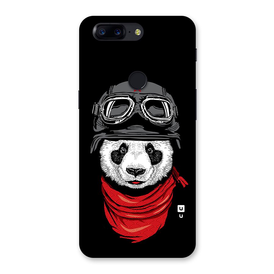 Cool Panda Soldier Art Back Case for OnePlus 5T