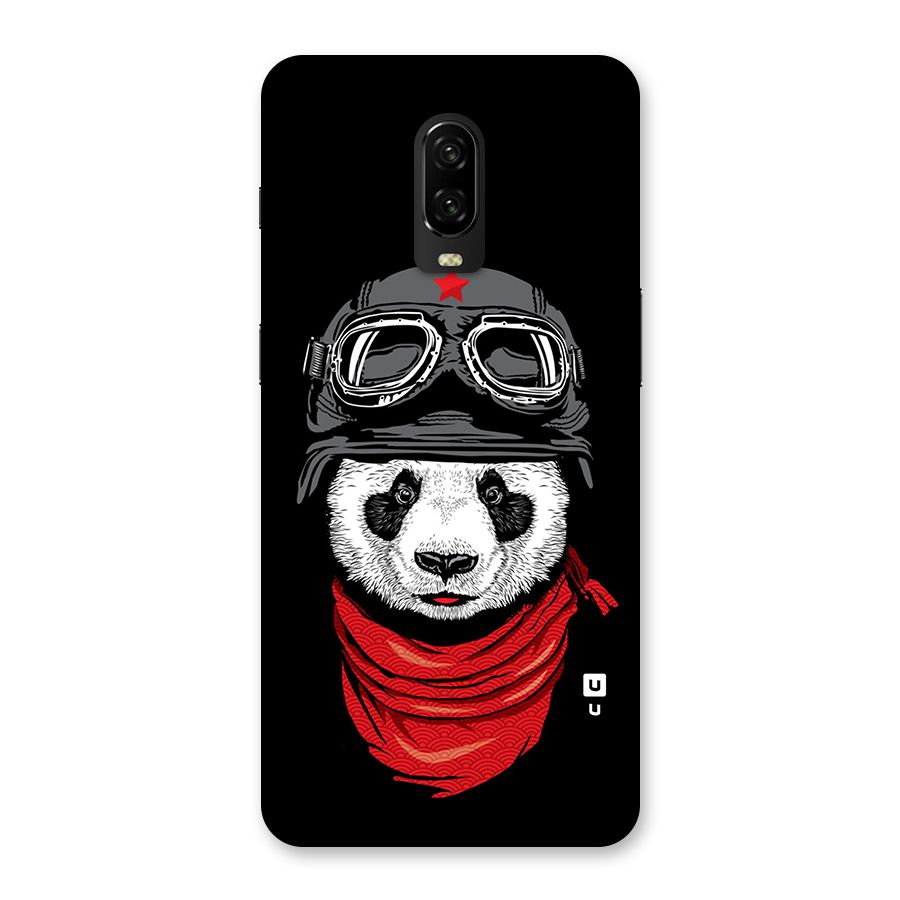 Cool Panda Soldier Art Back Case for OnePlus 6T
