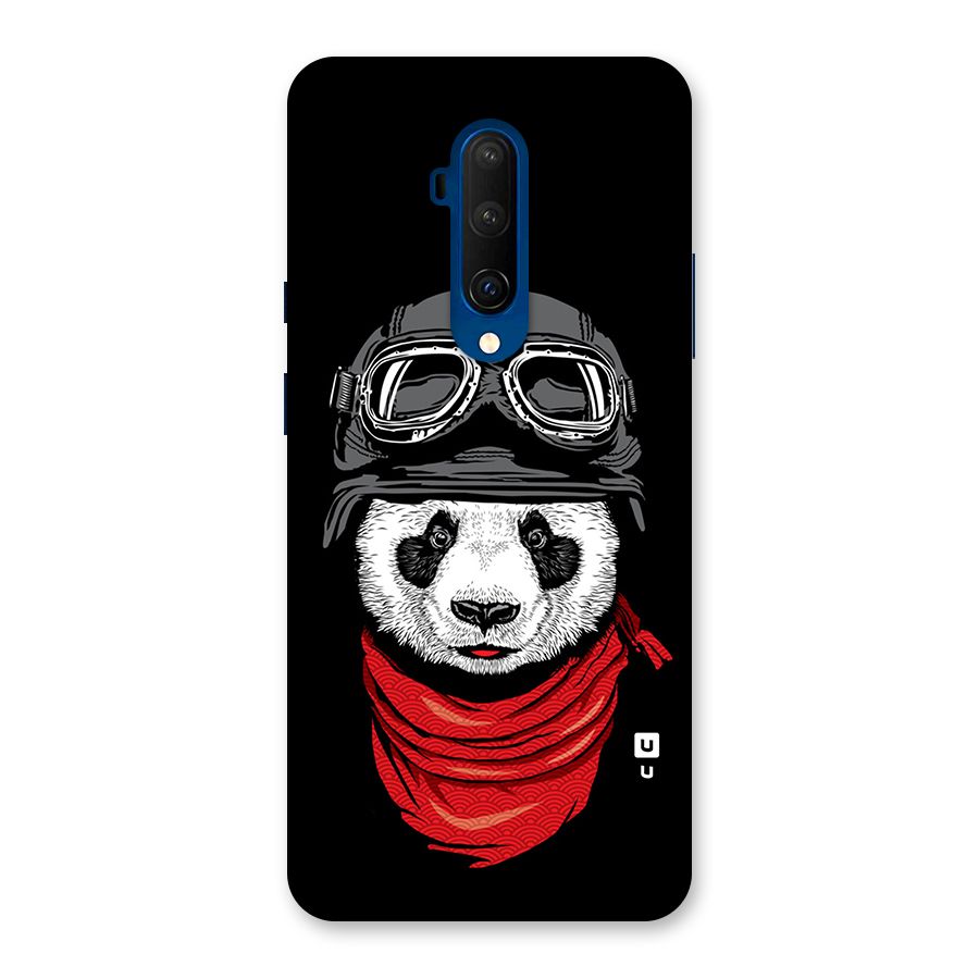 Cool Panda Soldier Art Back Case for OnePlus 7T Pro