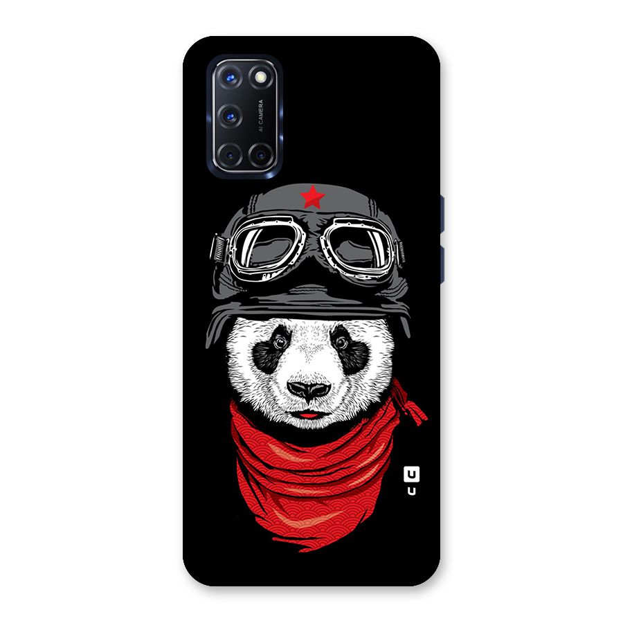 Cool Panda Soldier Art Back Case for Oppo A52