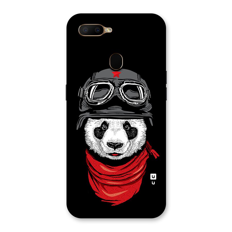 Cool Panda Soldier Art Back Case for Oppo A5s