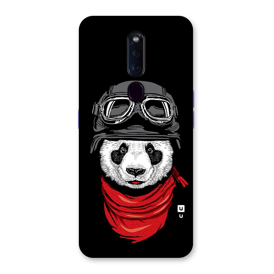 Cool Panda Soldier Art Back Case for Oppo F11 Pro